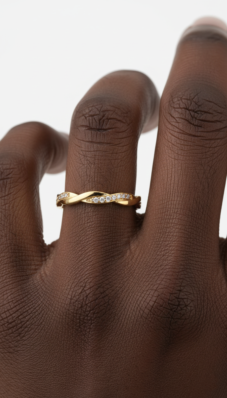 Celestial Swirl Ring