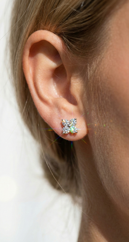 Celestial Clover Earrings