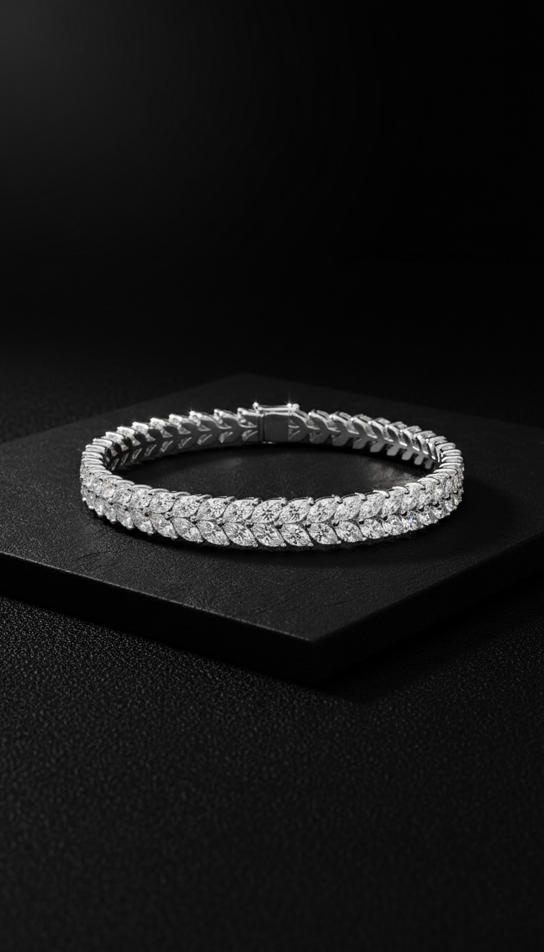 Frosted Petals Bracelet