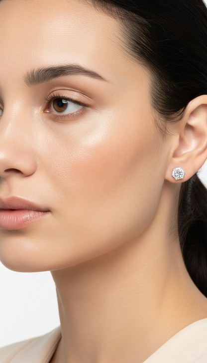 Space Snowflake Earrings