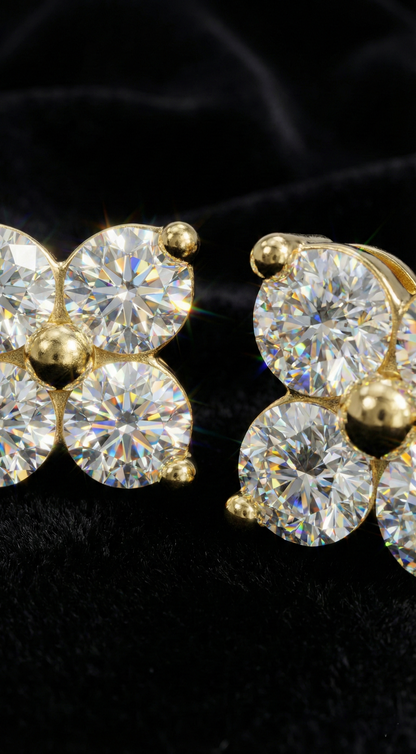 Celestial Clover Earrings