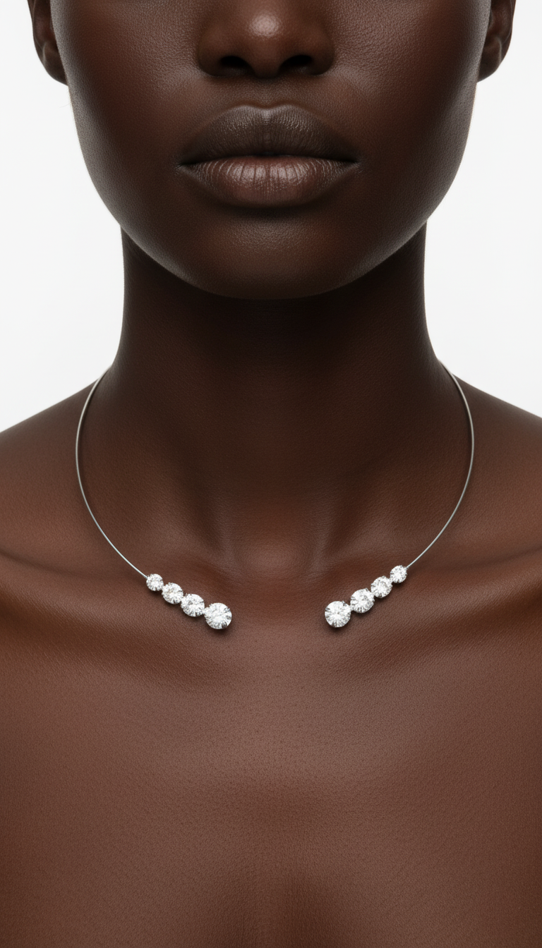 Crowned Veil Necklace