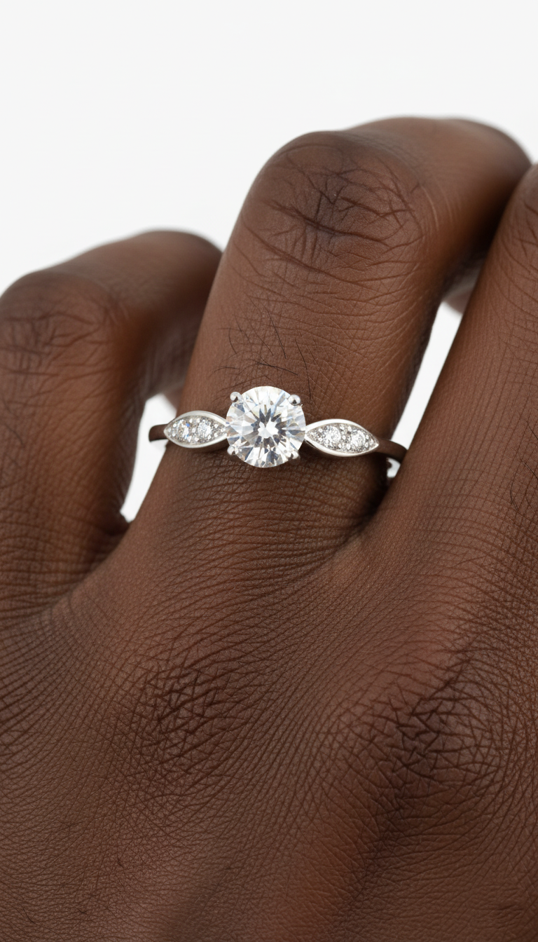 Prestigioso anillo brillante