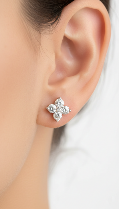 Celestial Clover Earrings