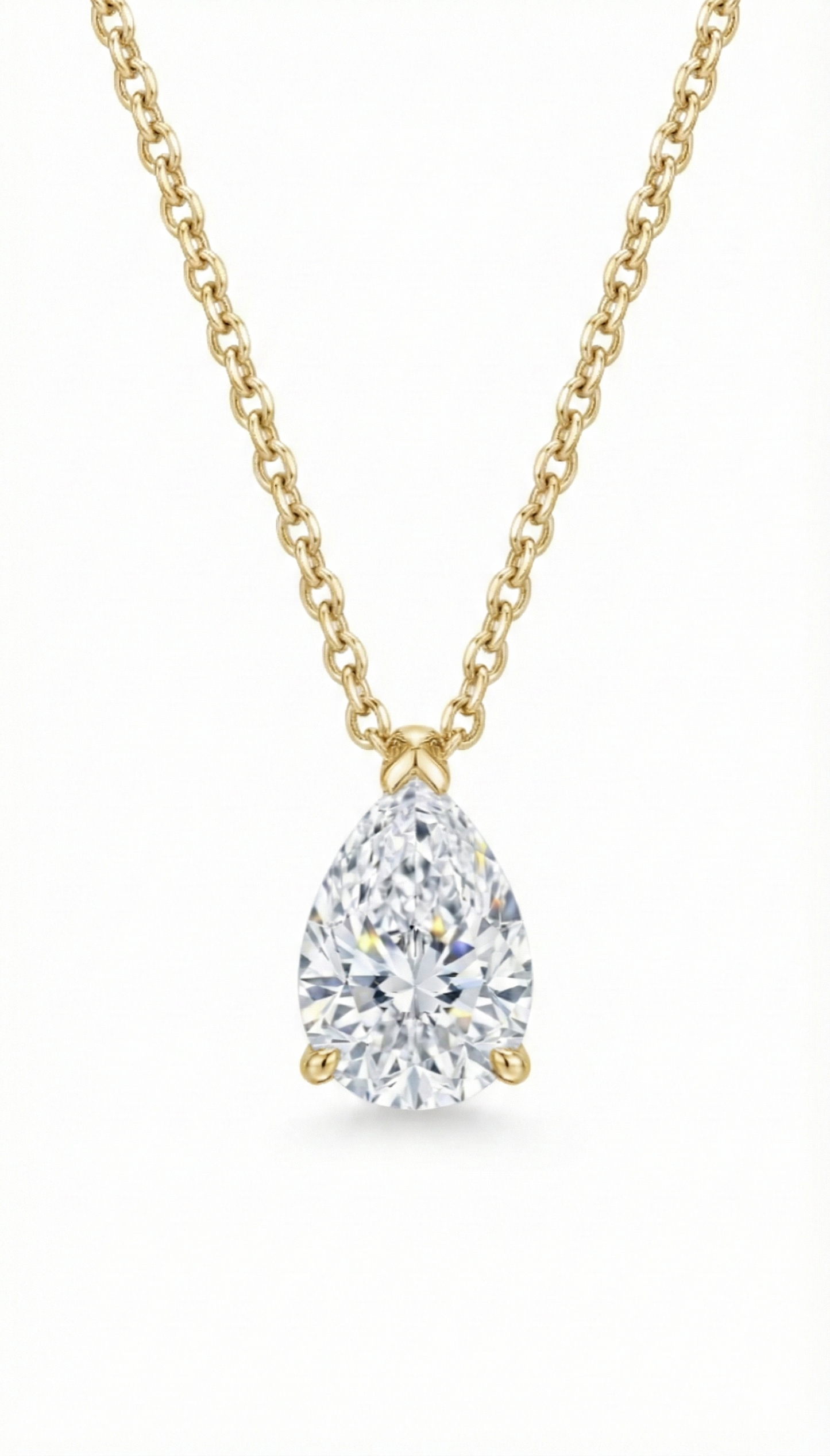 Moonlit Teardrop Necklace