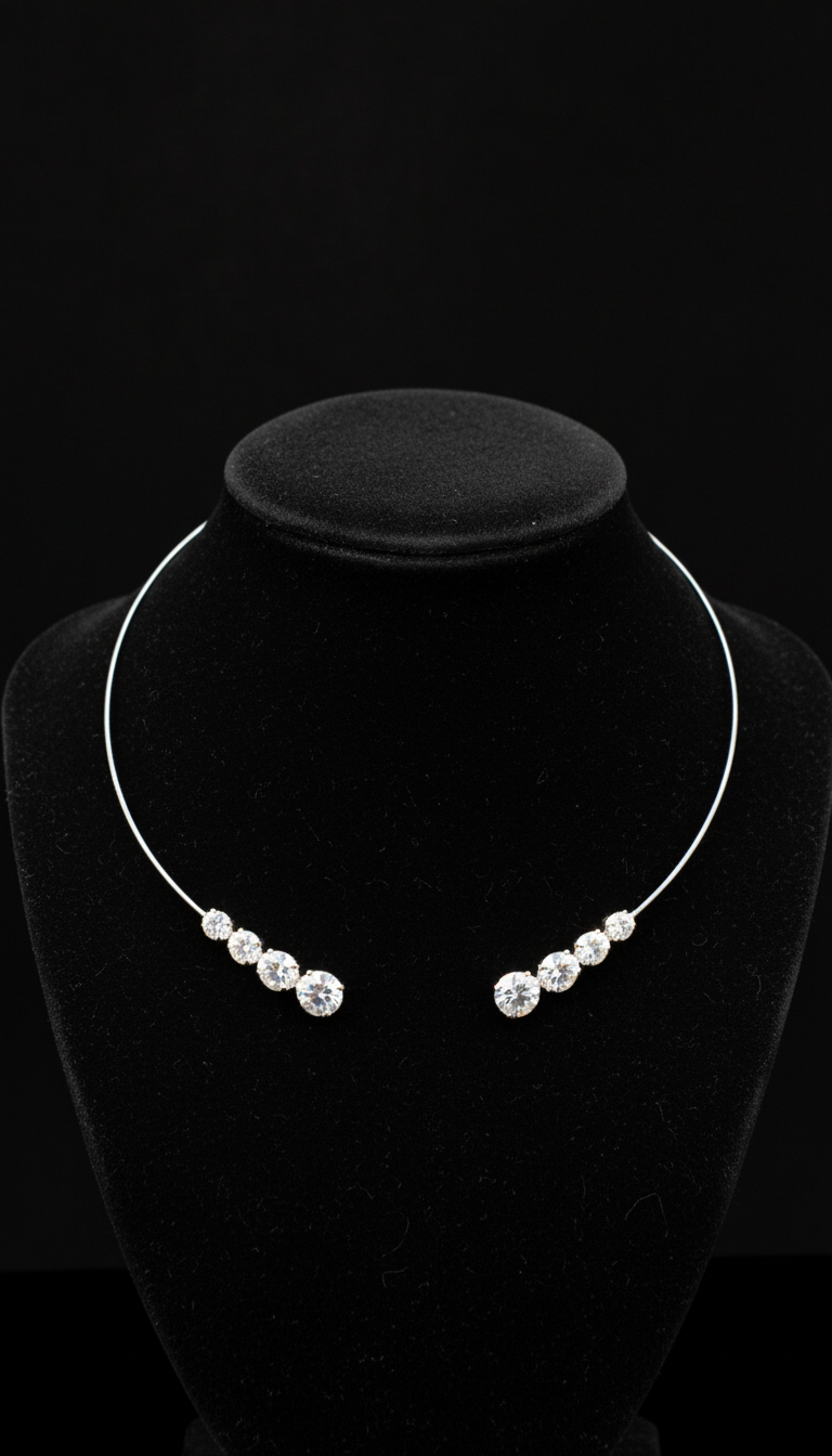 Crowned Veil Necklace