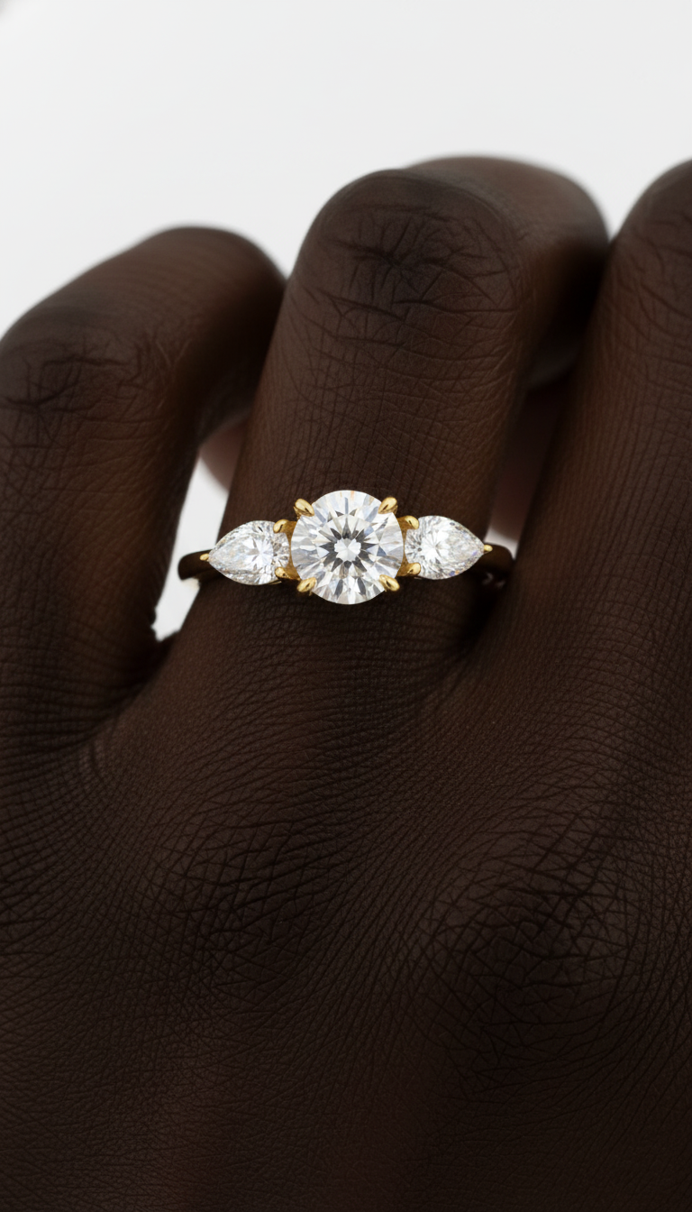 Celestial Comet Ring