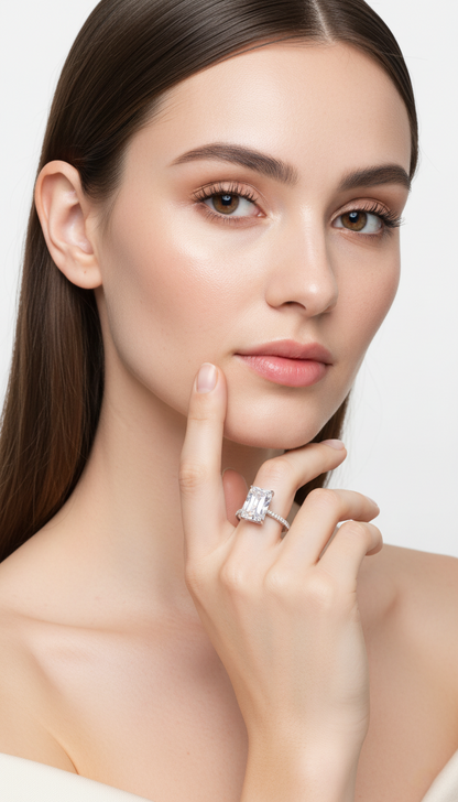 Glimmering Galaxy Ring