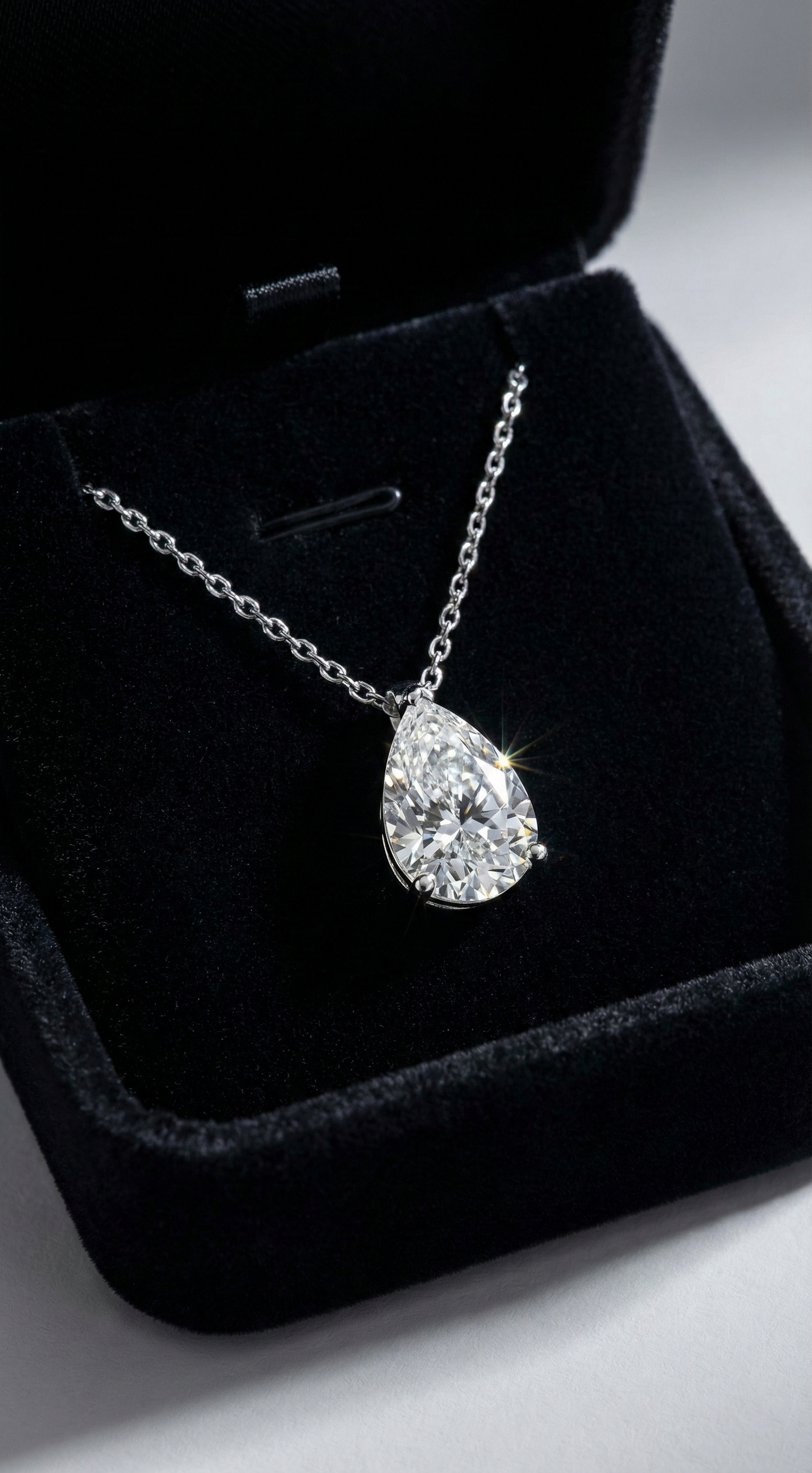 Moonlit Teardrop Necklace