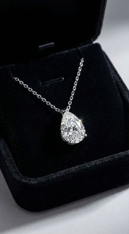 Moonlit Teardrop Necklace