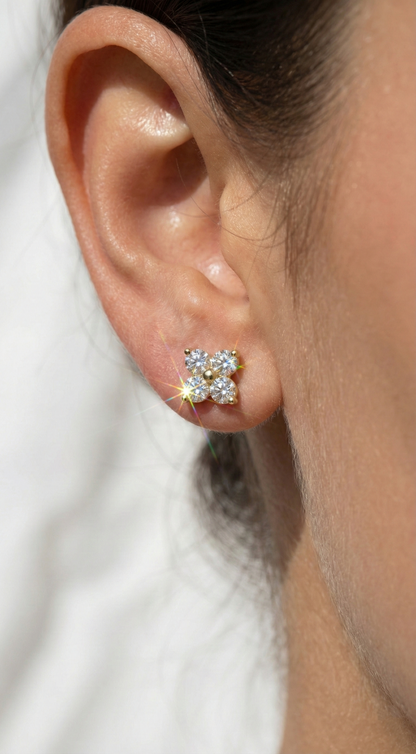 Celestial Clover Earrings