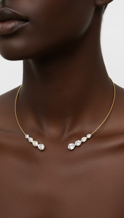 Crowned Veil Necklace