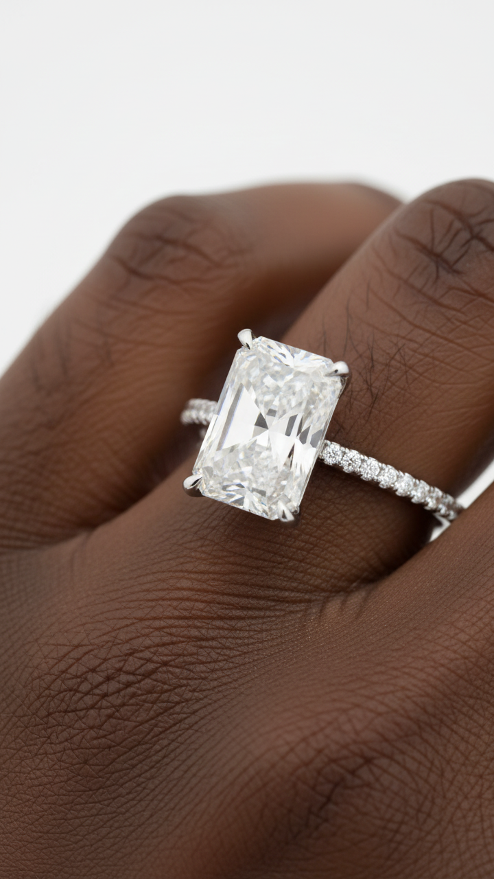 Glimmering Galaxy Ring