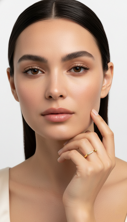 Verfeinerter Funkelring