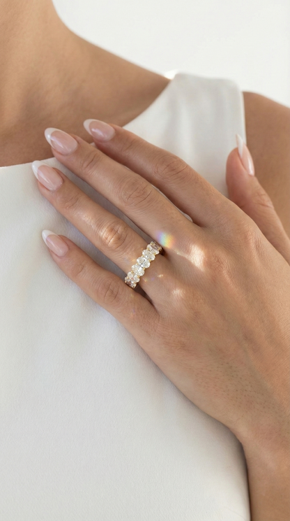 Moonstone Orbit Ring