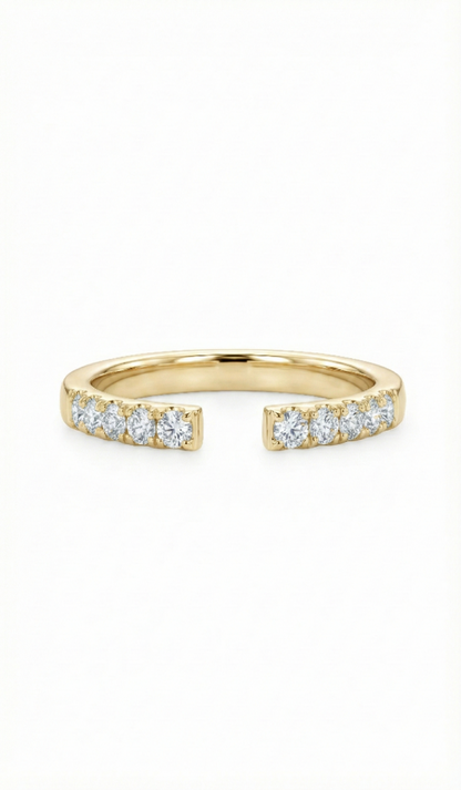 Refined Sparkle Ring