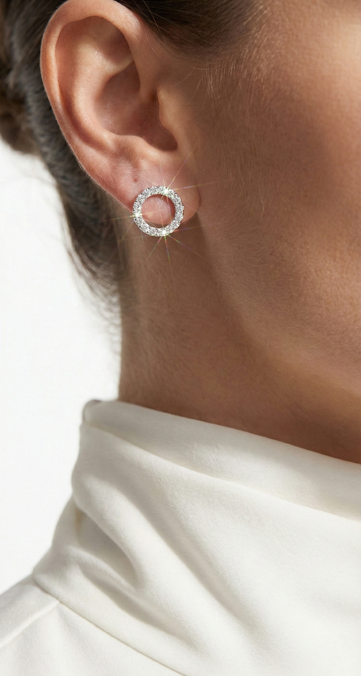 Eternity Hoops Earrings