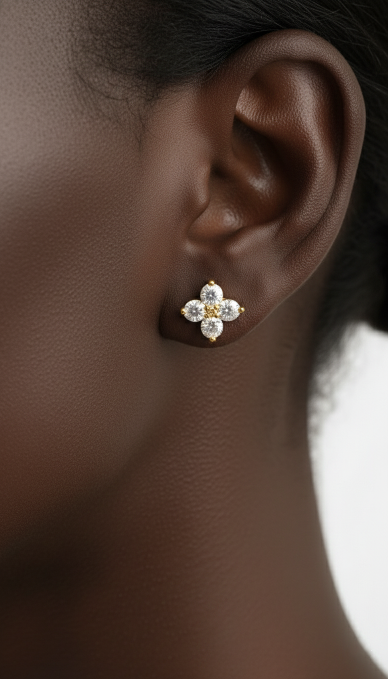 Celestial Clover Earrings