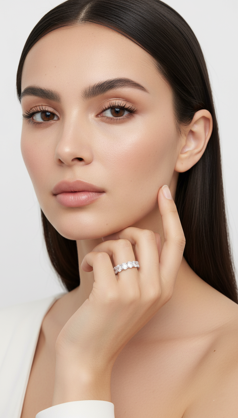 Moonstone Orbit Ring