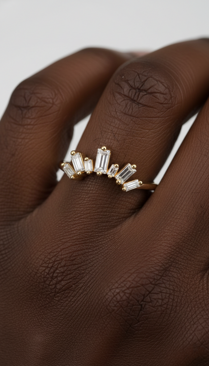 Storslagna Ädelstenar Ring