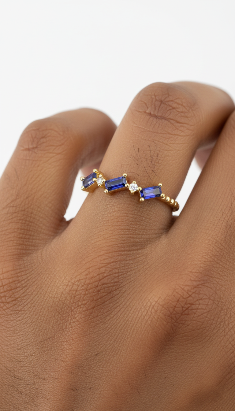 Gyllene Skymning Ring