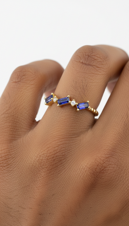 Gyllene Skymning Ring