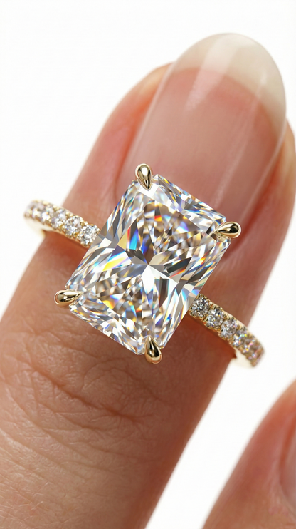 Glimmering Galaxy Ring