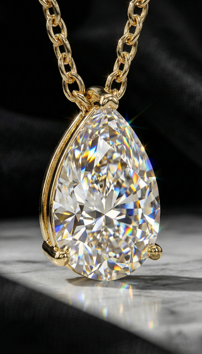 Moonlit Teardrop Necklace