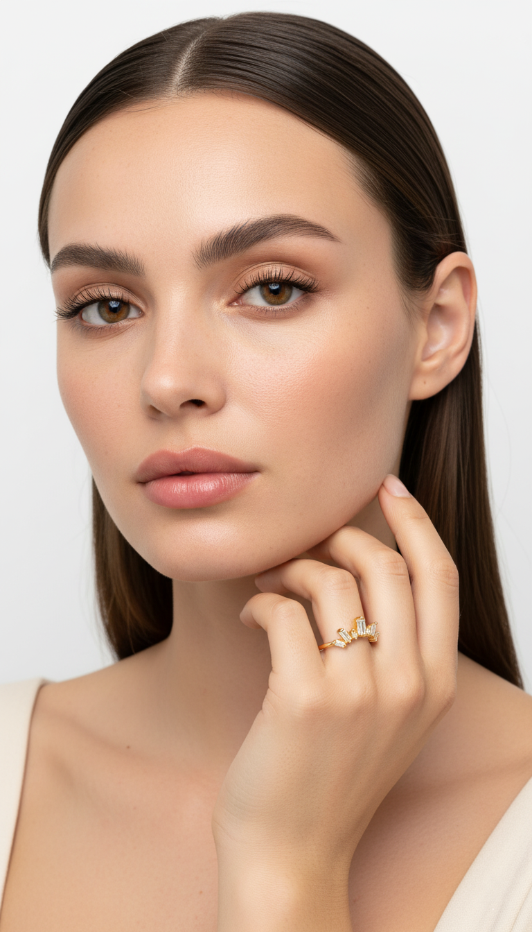 Storslagna Ädelstenar Ring