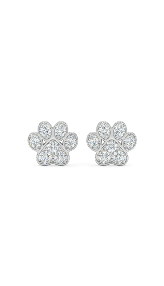 Precious Paw Prints Earrings
