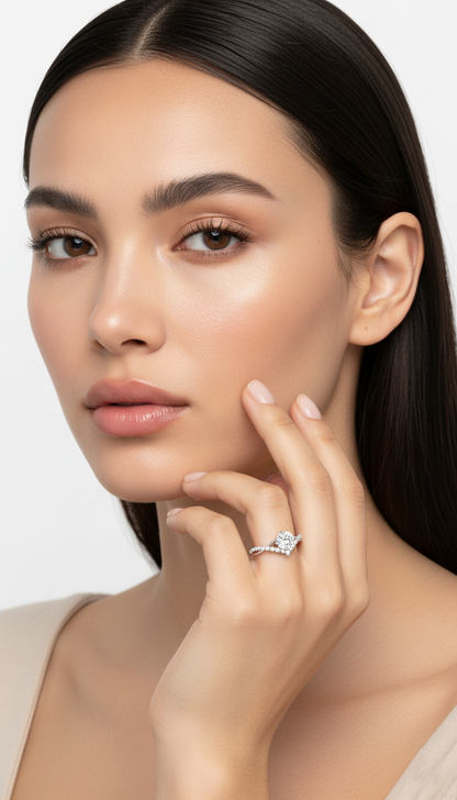 明るく光るリング