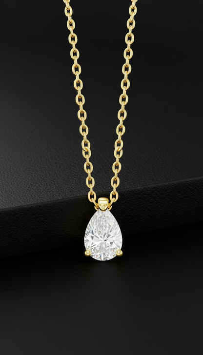 Moonlit Teardrop Necklace