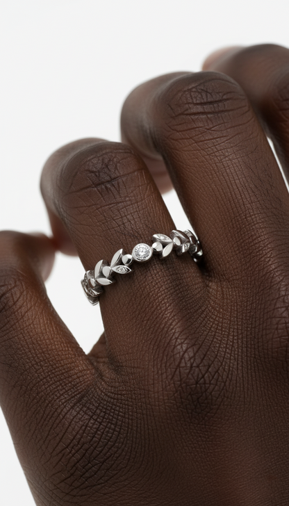 Anillo con escudo real