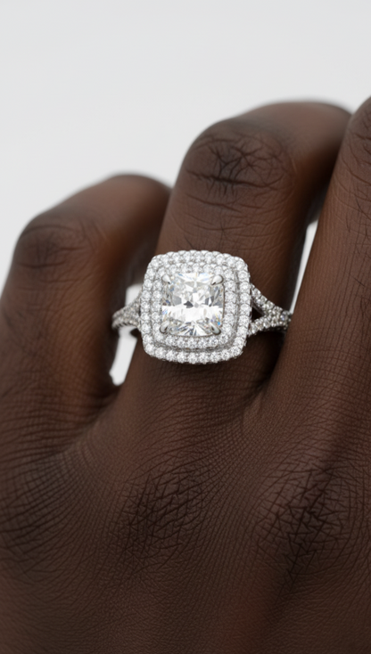 Glänzender Mondlicht-Ring