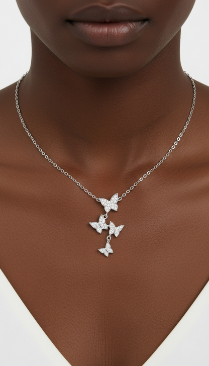 Winged Flutter Necklace