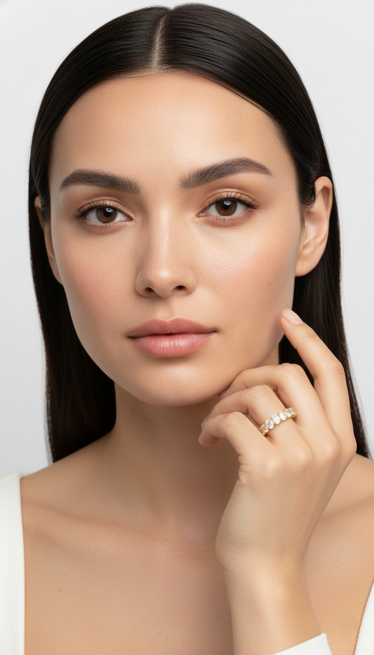 Moonstone Orbit Ring