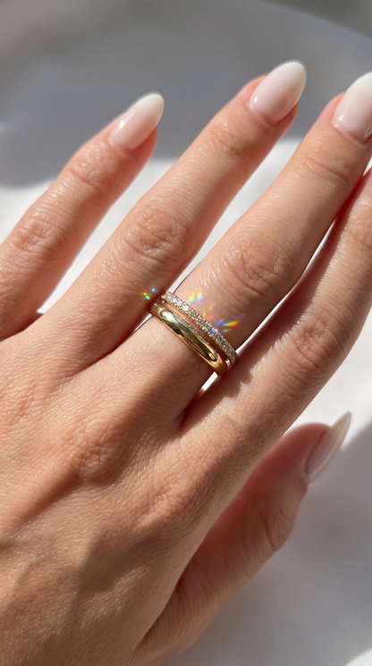 Elegant Harmony Ring