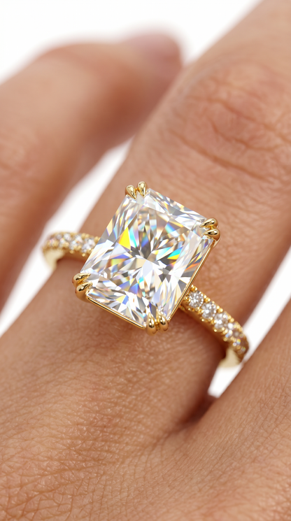 Glimmering Galaxy Ring
