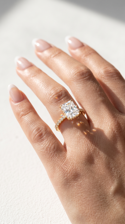 Glimmering Galaxy Ring