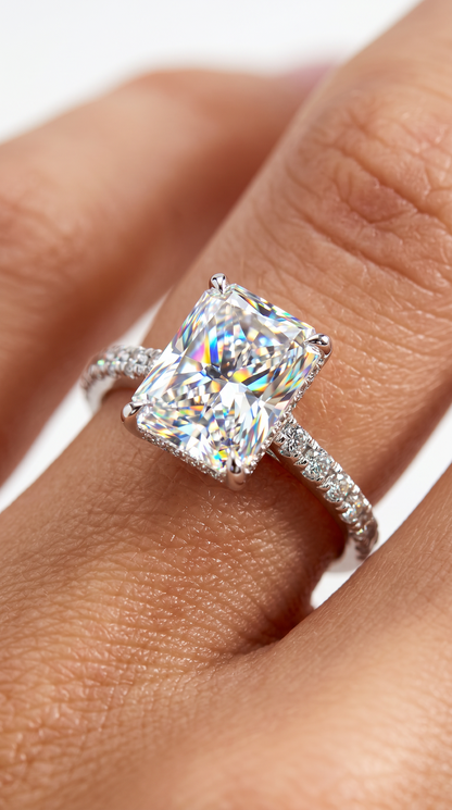 Glimmering Galaxy Ring