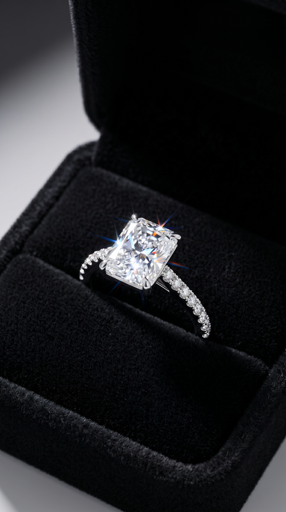 Glimmering Galaxy Ring