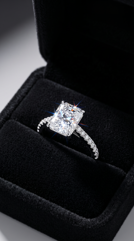 Glimmering Galaxy Ring