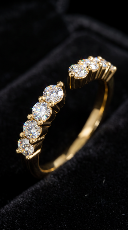 Celestial Embrace Ring Gold