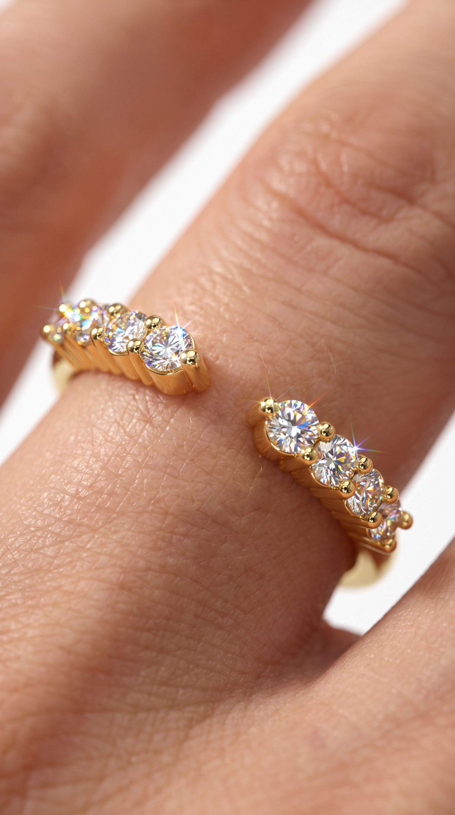 Celestial Embrace Ring Gold