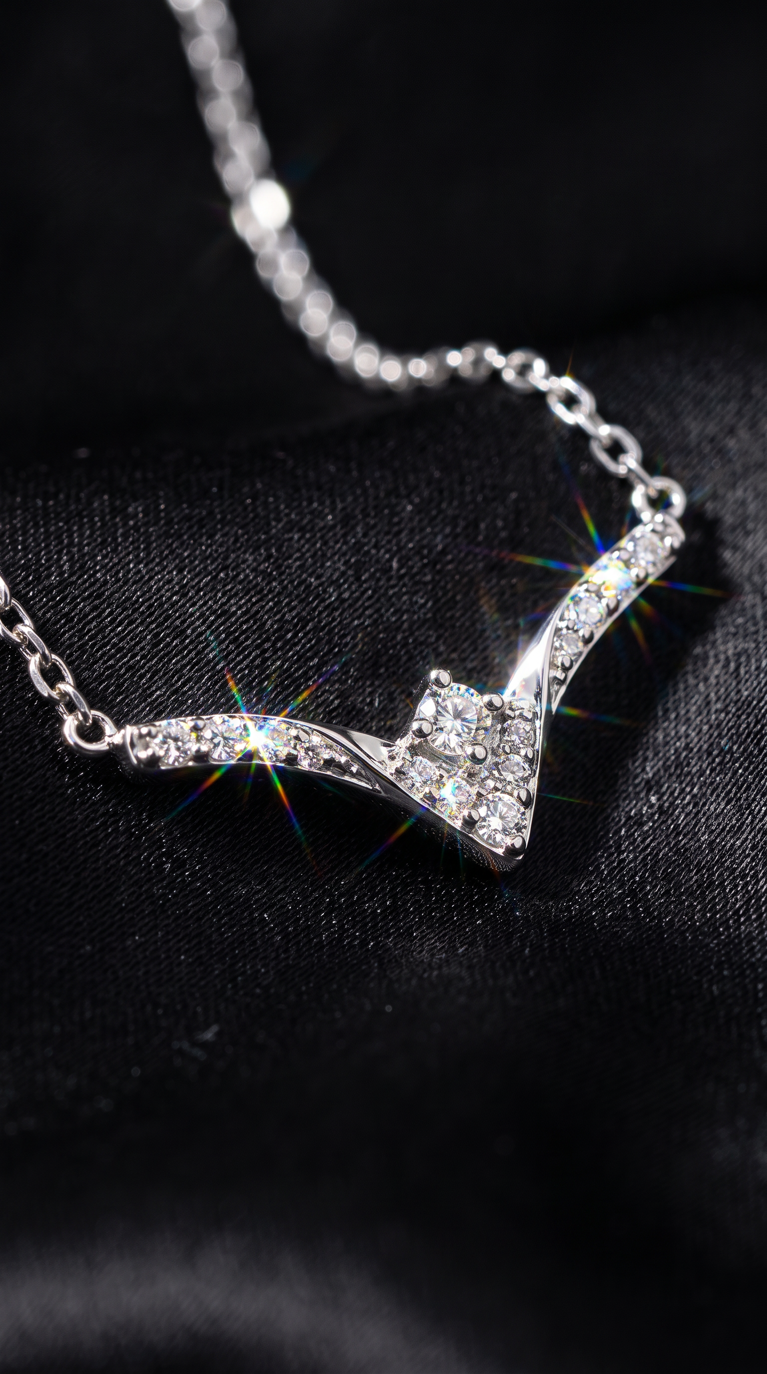 Chevron Wish Necklace