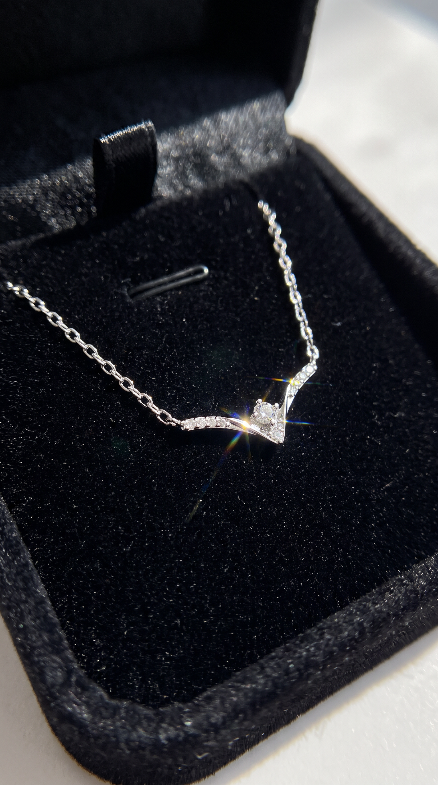 Chevron Wish Necklace