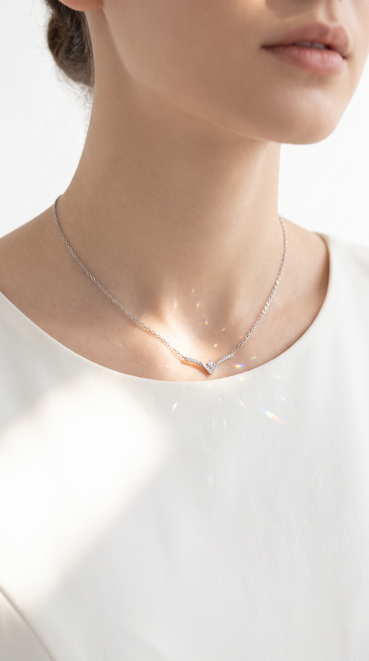 Chevron Wish Necklace