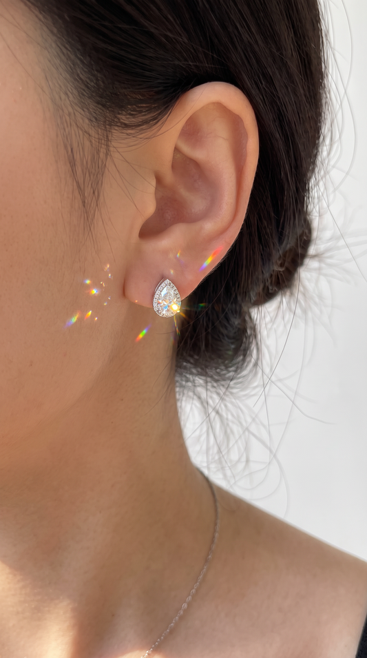 Comet Halo Earrings