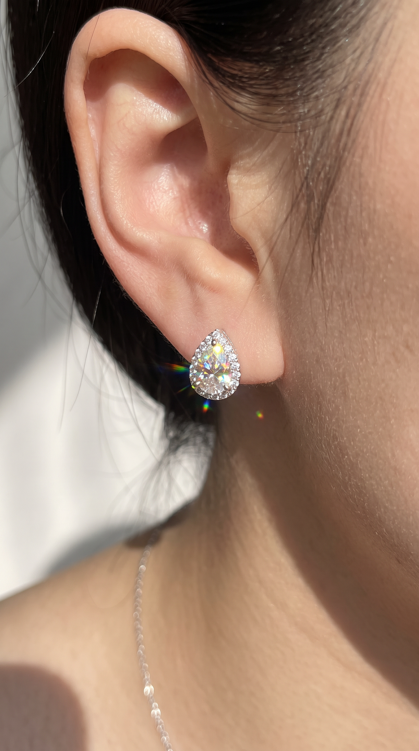 Comet Halo Earrings