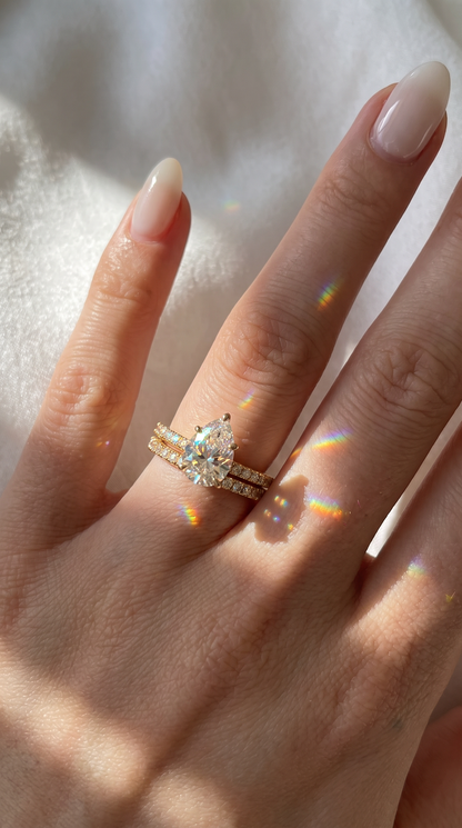 Comet Trail Ring Gold